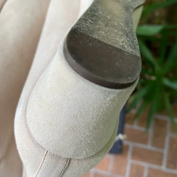 Nude Suede J Crew Sandals - Picture 7 of 11